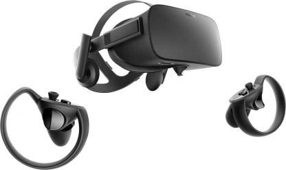 Oculus Rift VR headset with 2 controllers