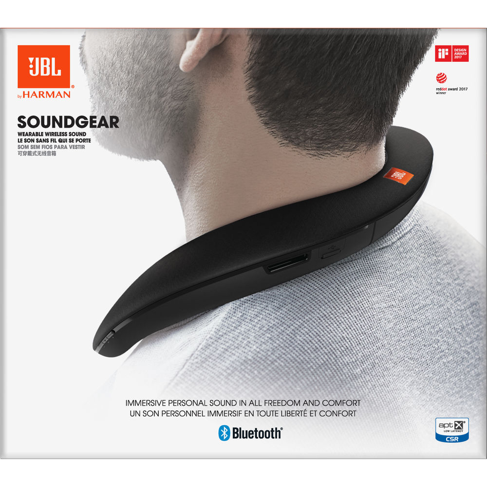 JBL SoundGear Speaker Bluetooth Wireless - Black - AVALLAX