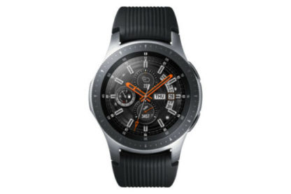Samsung Galaxy Watch SM-R800 46mm Silver Case Classic Buckle Onyx Black