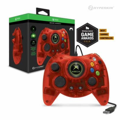Hyperkin Duke Wired Controller for Xbox One Windows 10 PC (Red)